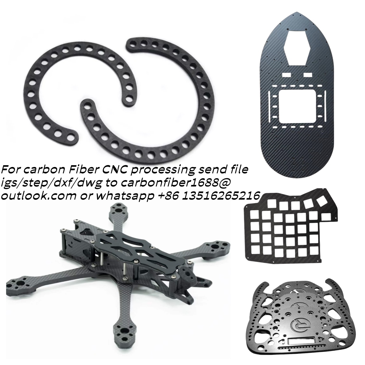 Drone Arm - Carbon Fiber Sheet Plate Processing Carbon