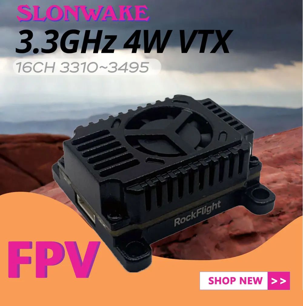 SLONWAKE FPV 3.3G 16CH 4000mW  - đánh giá và giá Drone Antenna