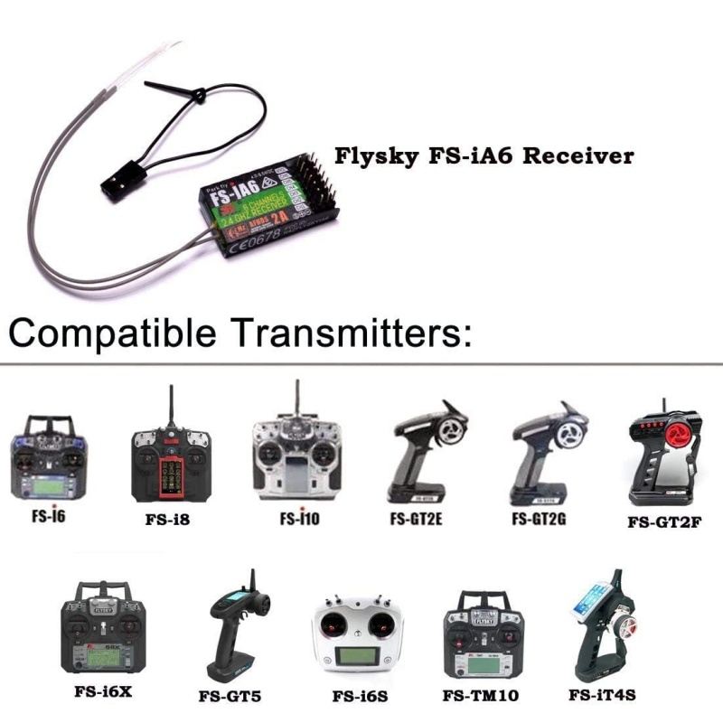 Flysky FS-IA6 Receiver 6CH Dua - đánh giá và giá Drone Antenna