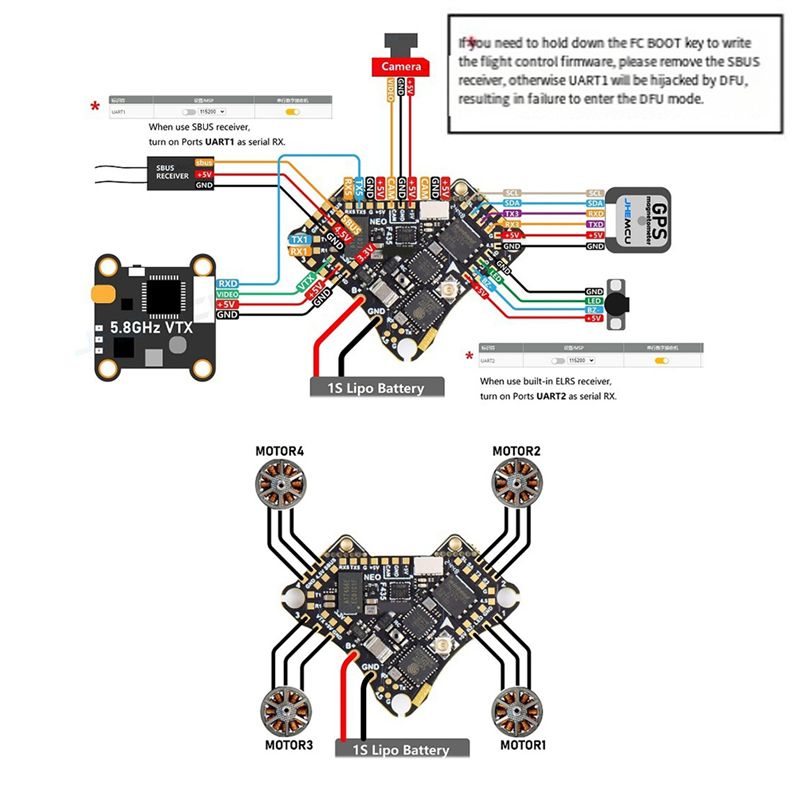 FBIL-F435 NEO 1S AIO Flight Co - đánh giá và giá Drone Esc