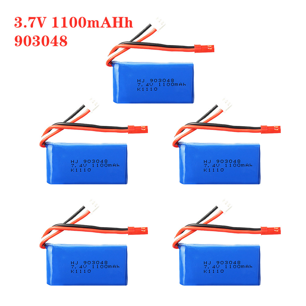 1-5pcs 7.4V 1100mah 903048 LiP - đánh giá và giá Drone Charger