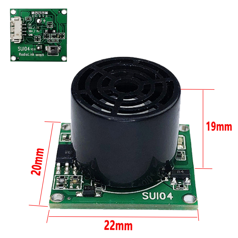SUI04 Ultrasonic Sensor Sonar  - đánh giá và giá Drone Flight Controller
