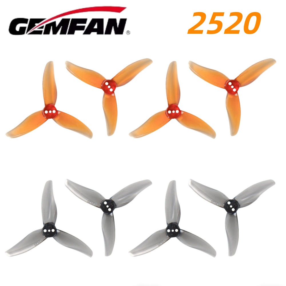 4Pairs Gemfan Hurricane 2520 2 - đánh giá và giá Drone Propeller