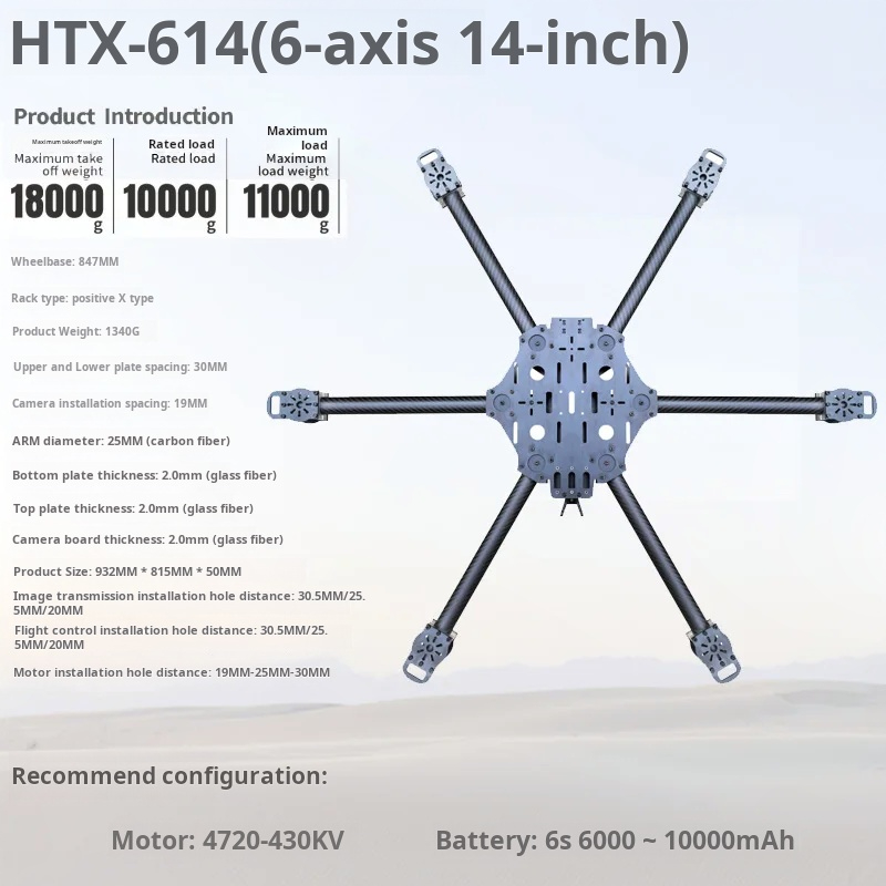 Cross Machine Six Axis 11/13/1 - đánh giá và giá Drone Propeller