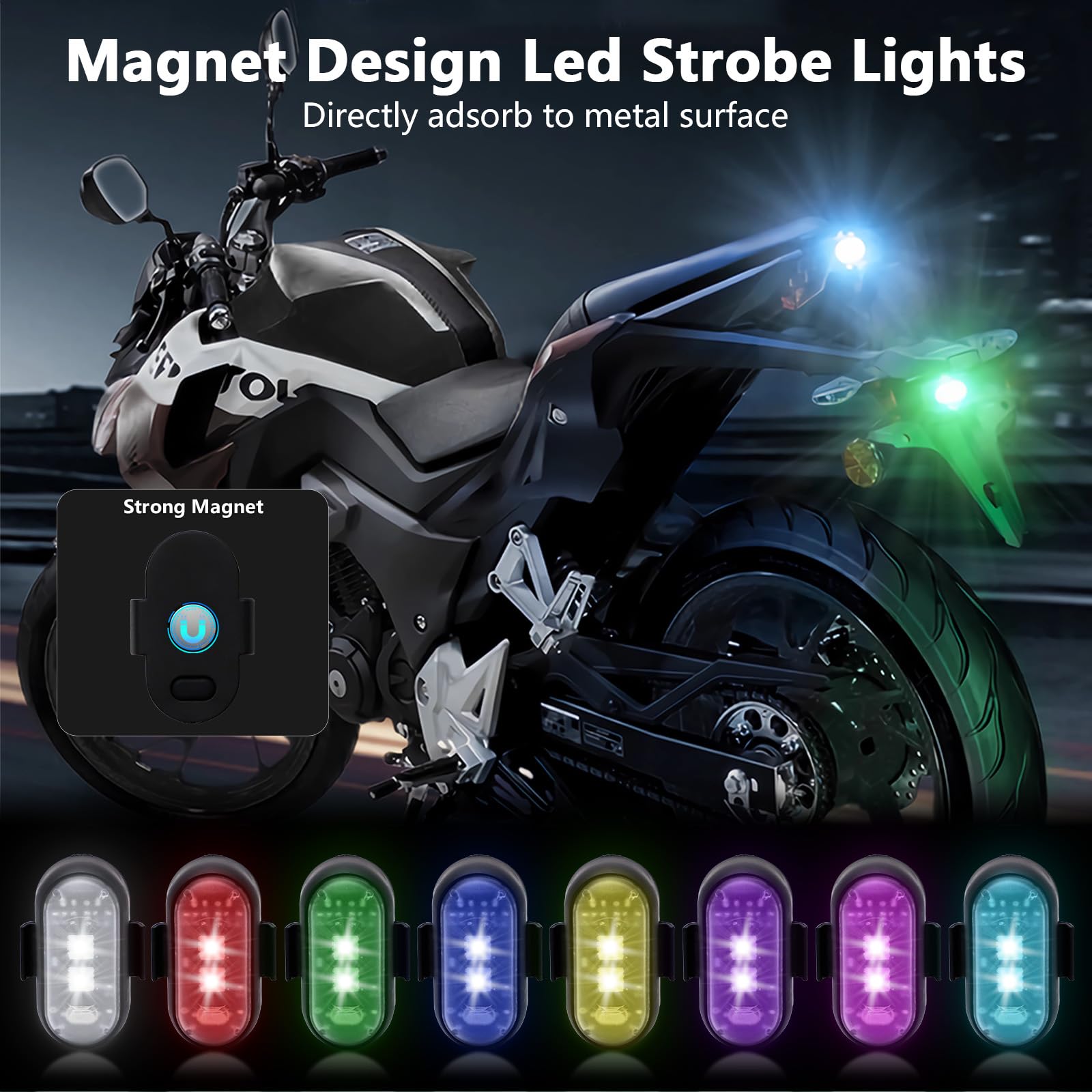 4 Pcs Led Strobe Lights with R - đánh giá và giá Drone Led Light