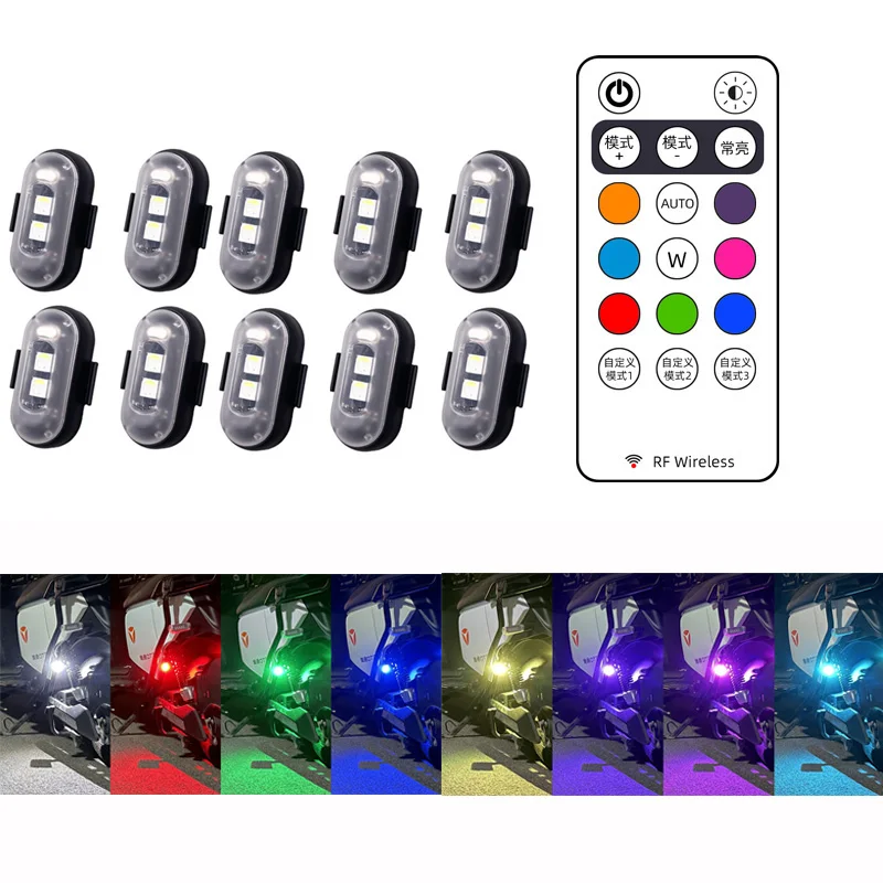 2/4/8Pcs Wireless Remote Contr - đánh giá và giá Drone Led Light