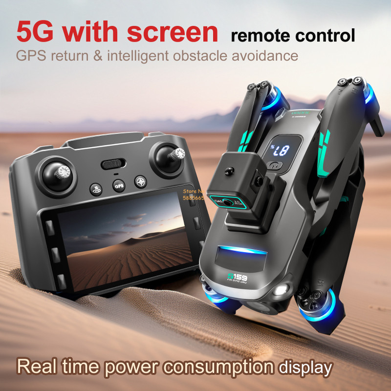 8K Dual Camera 5G WIFI FPV Rem - đánh giá và giá Drone Gps Module