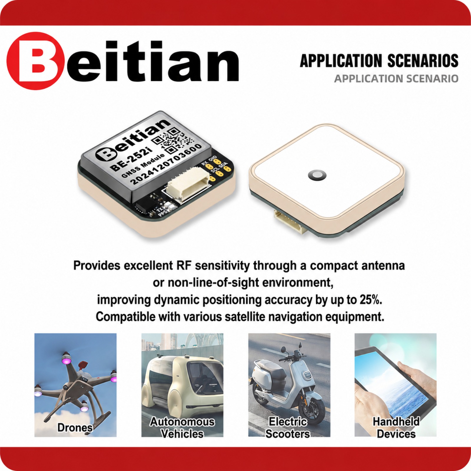 Beitian M10 Triple Mode GNSS C - đánh giá và giá Drone Gps Module