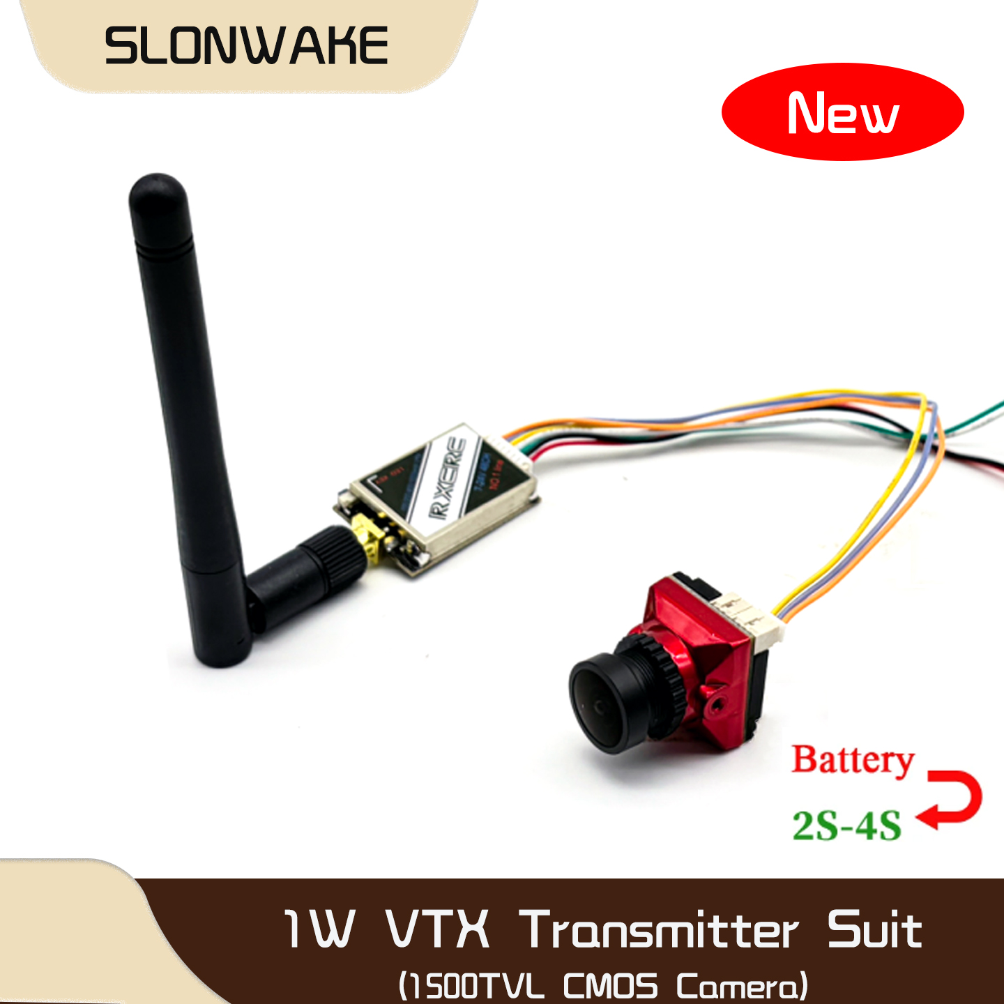 SLONWAKE  5.8G 48CH 1W VTX 100 - đánh giá và giá Drone Frame