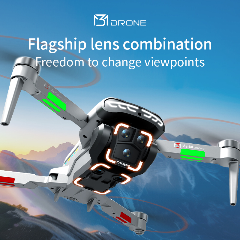 M3 Professional Drone 4K HD Ae - đánh giá và giá Drone Gimbal