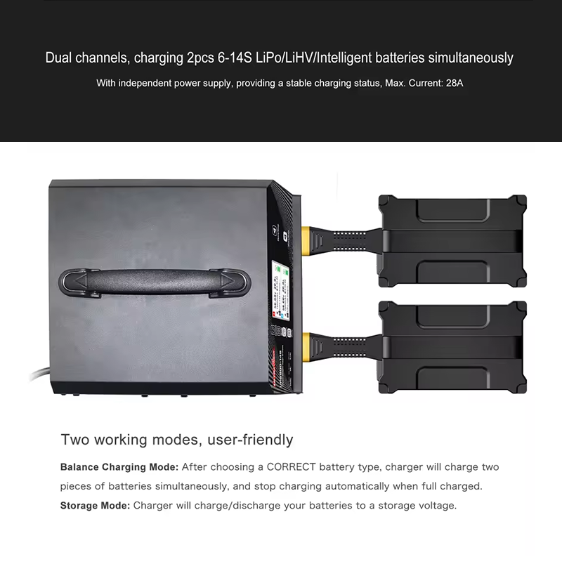 ULTRA POWER UP2800-14S 2X1400W - đánh giá và giá Drone Charger
