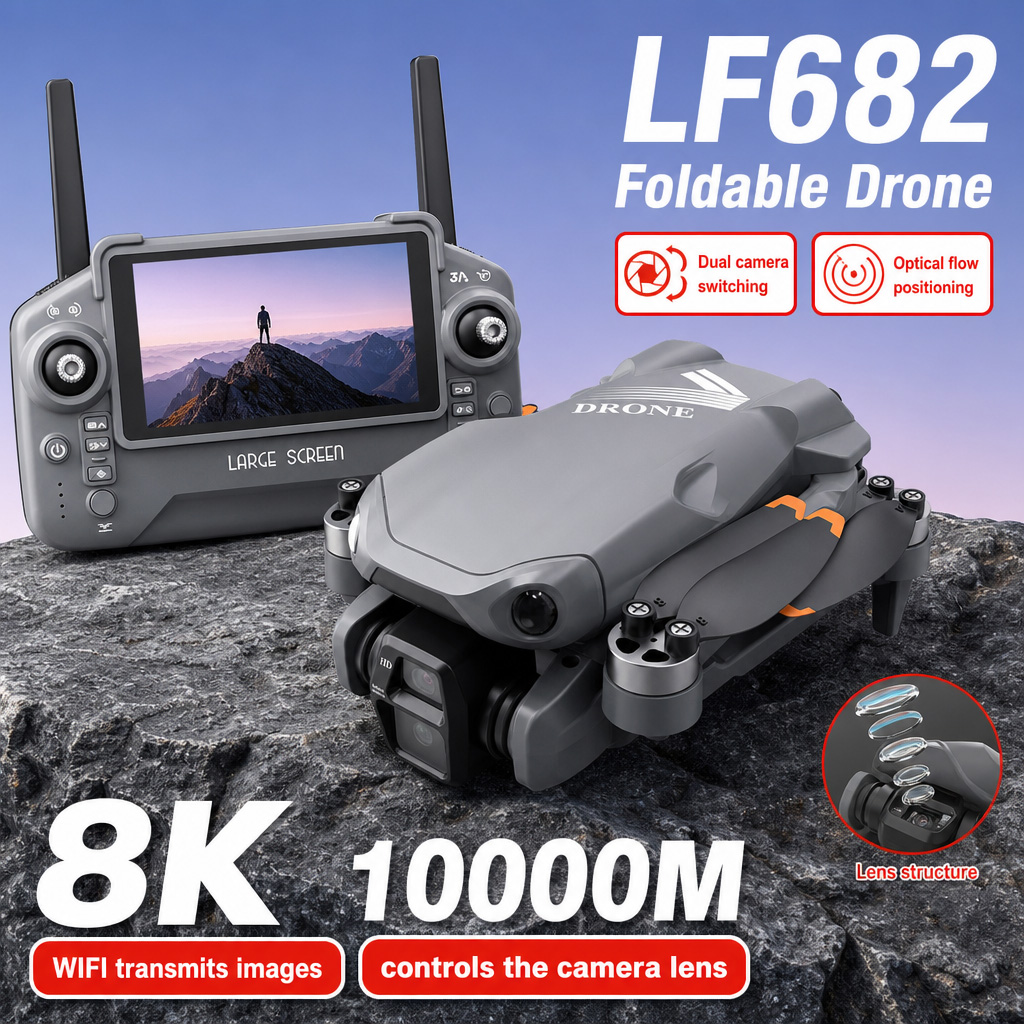 Aerial Photo LF682 Drone 8K HD - đánh giá và giá Drone Gps Module