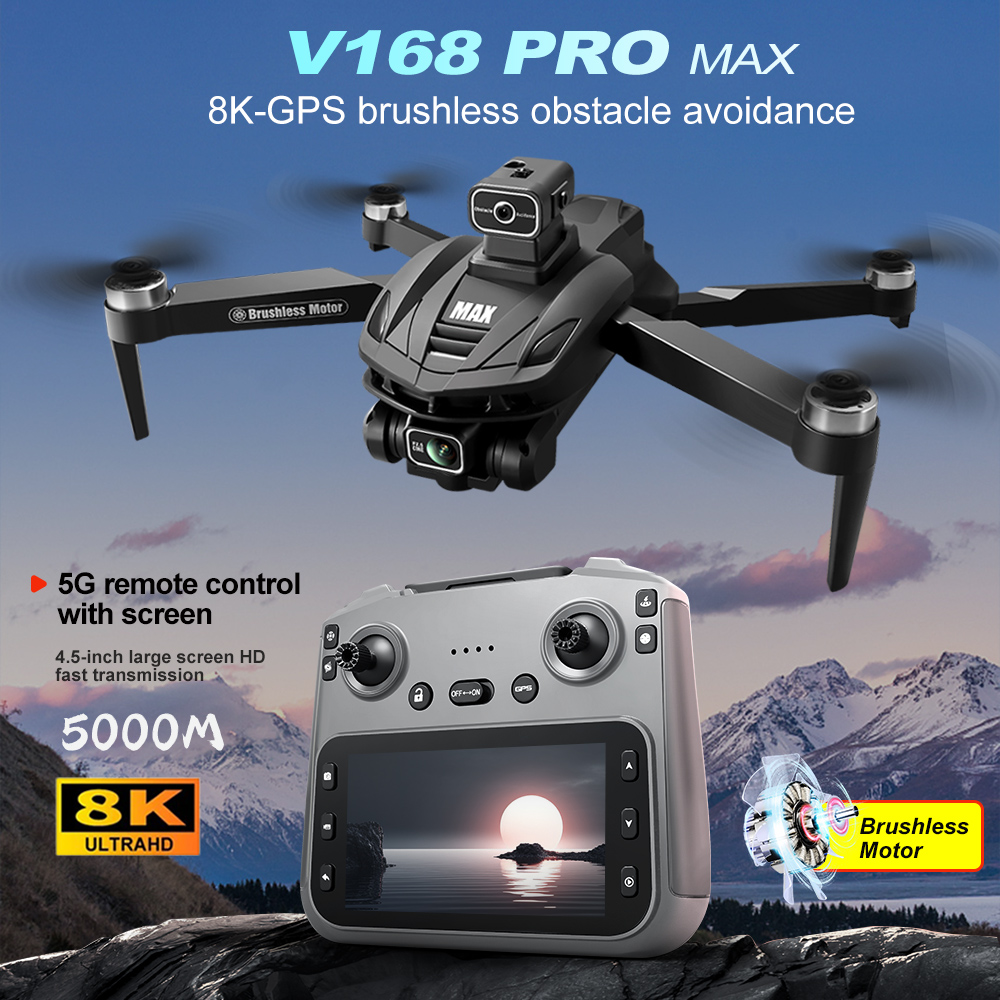 V168 PRO Max GPS Drone 8K Prof - đánh giá và giá Drone Gps Module