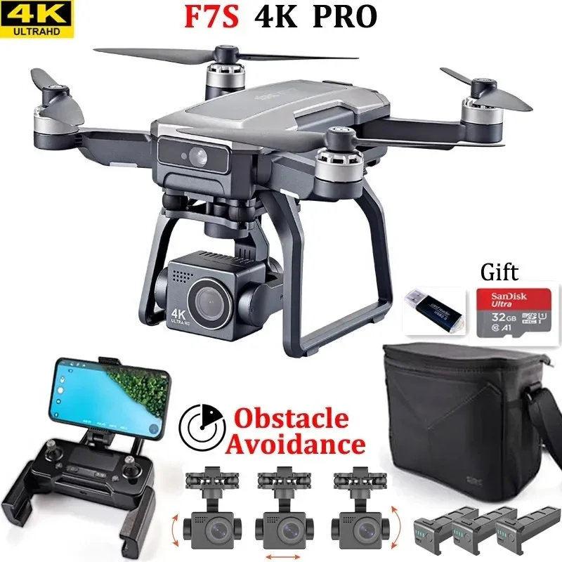 SJRC F7s 4K PRO Drone 4K obsca - đánh giá và giá Drone Gps Module