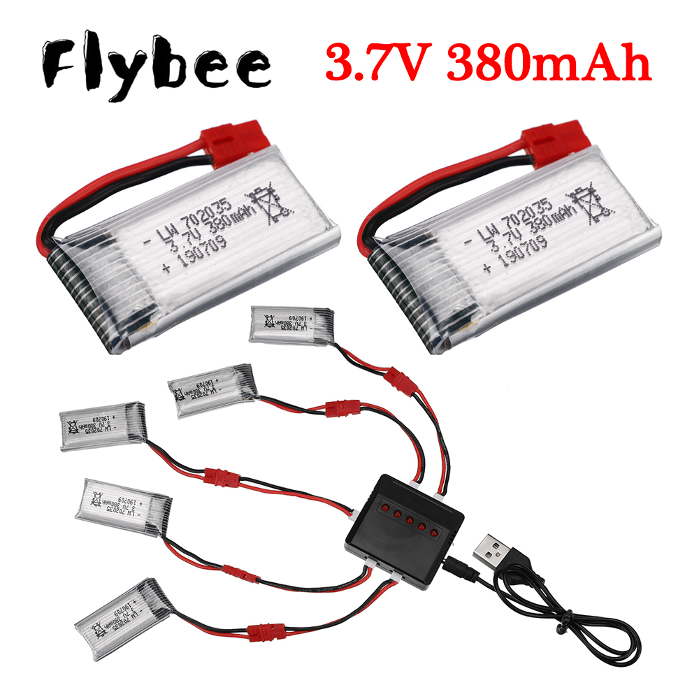 3.7V 380mAh Lipo Battery With  - đánh giá và giá Drone Charger