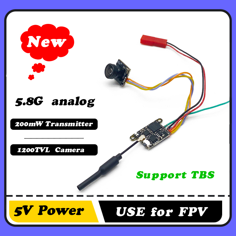 SLONWAKE 5.8G 1200TVL FPV Came - đánh giá và giá Drone Frame
