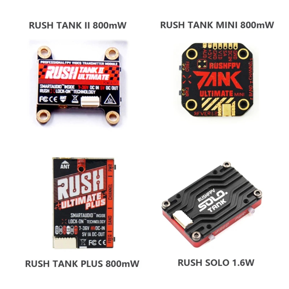 RUSH TANK Ultimate II/Mini/ PL - đánh giá và giá Drone Receiver