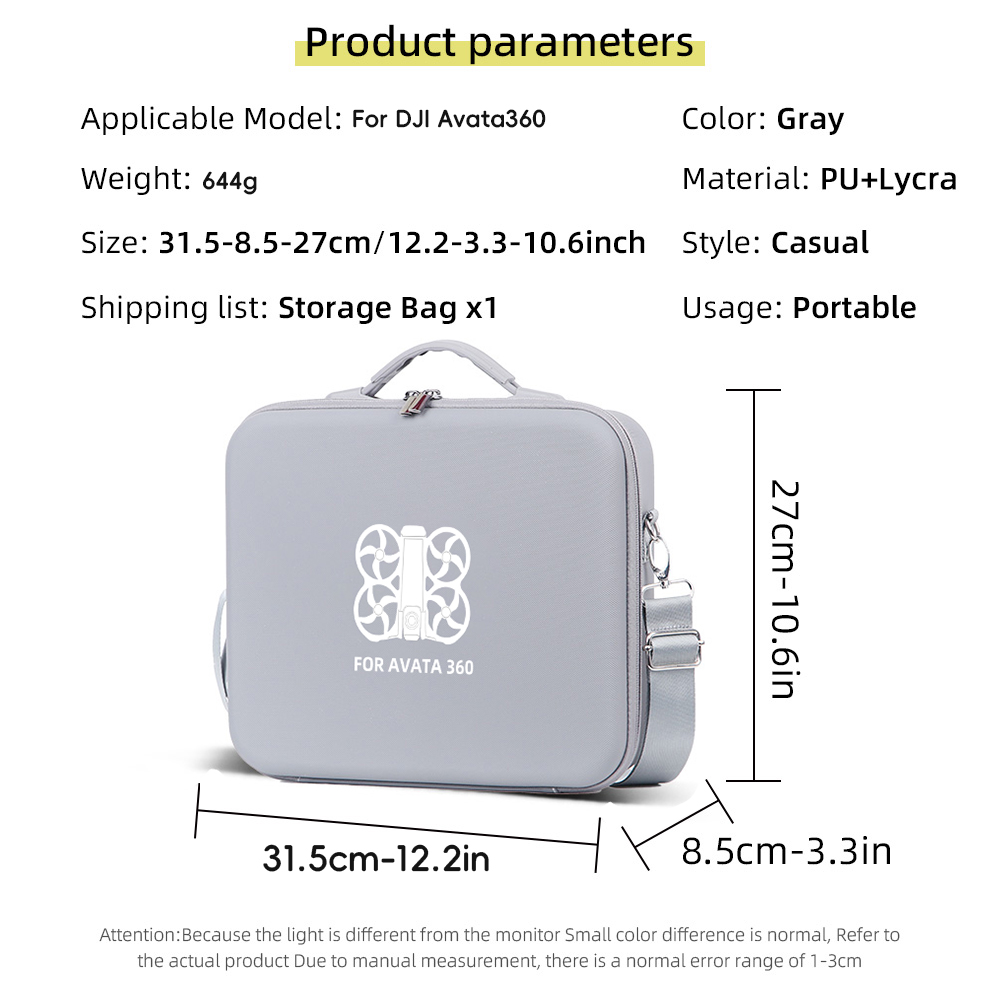 Hard Case for DJI Avata 360 Pr - đánh giá và giá Drone Battery Strap