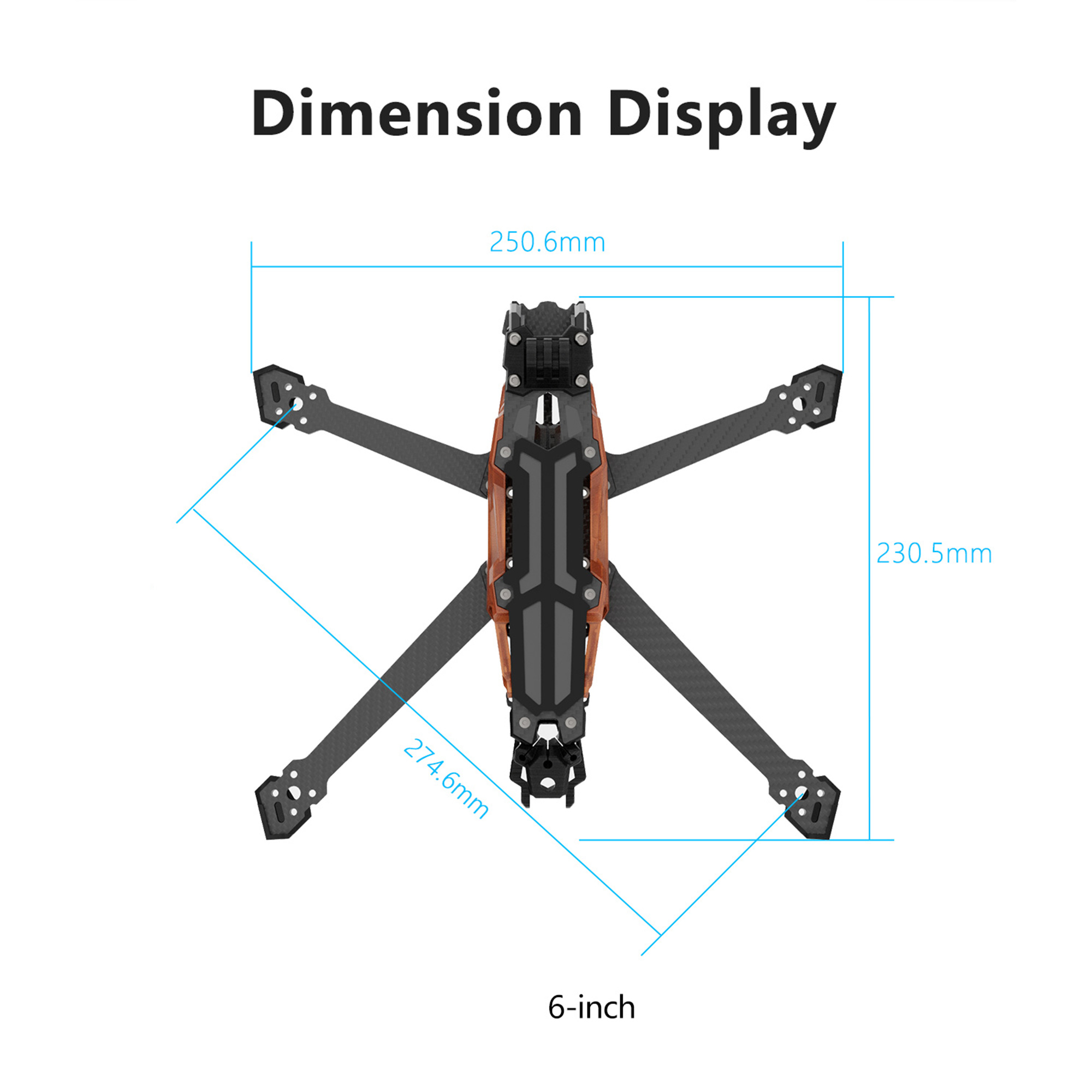 GEPRC GEP-Vapor-D5 D6 O4 Pro C - đánh giá và giá Drone Landing Gear