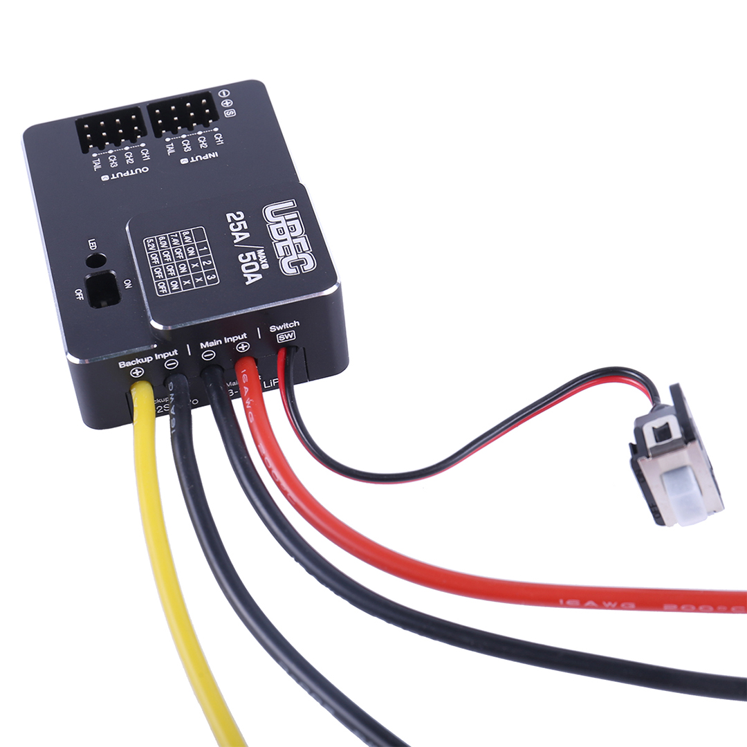 Hobbywing UBEC 25A HV 3-18S Mo - đánh giá và giá Drone Esc