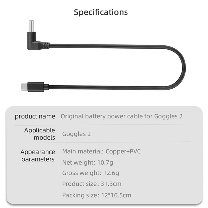 Original Glasses Battery Cable - đánh giá và giá Drone Battery Strap